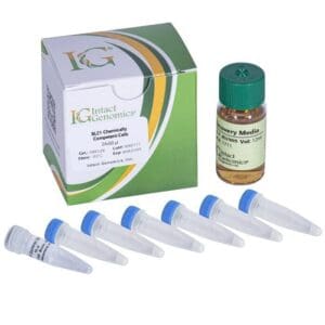 Scientific kit with tubes and media