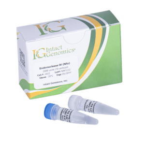 Enzyme packaging with two vials