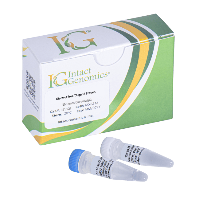 Box and vials of Intact Genomics