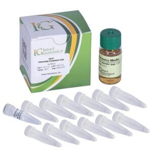 Science lab kit with vials and box