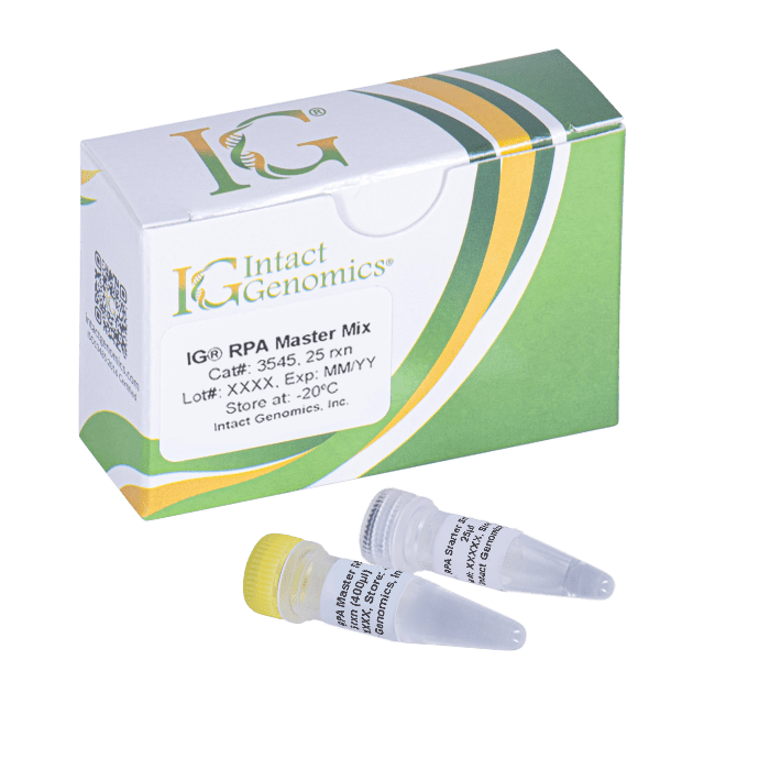Genomics kit with two vials