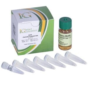 Intact Genomics product with tubes and media