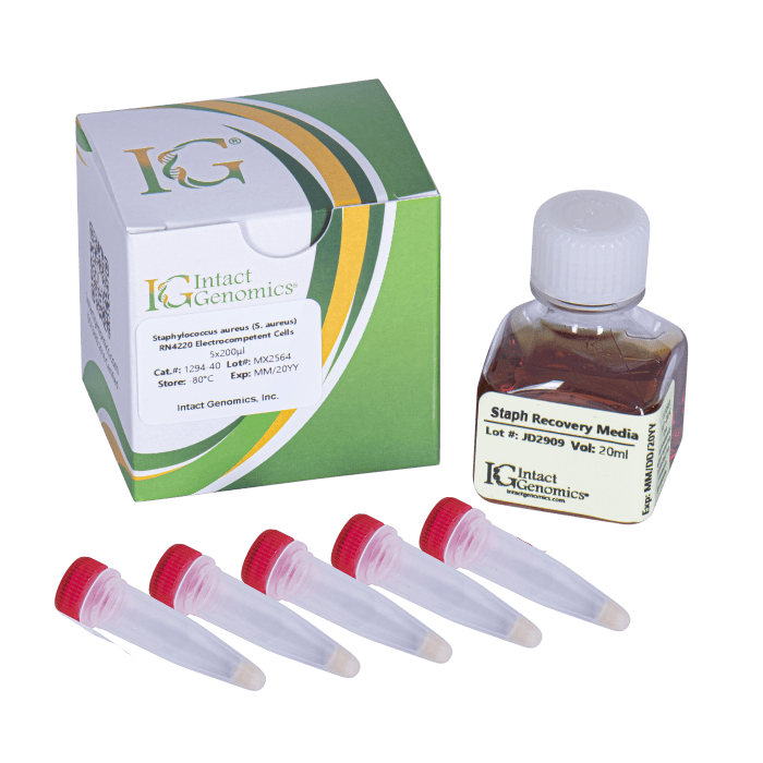 Intact Genomics packaging and vials