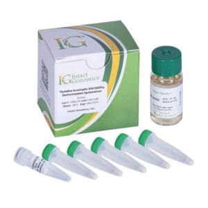 Genomics lab kit with five sample tubes