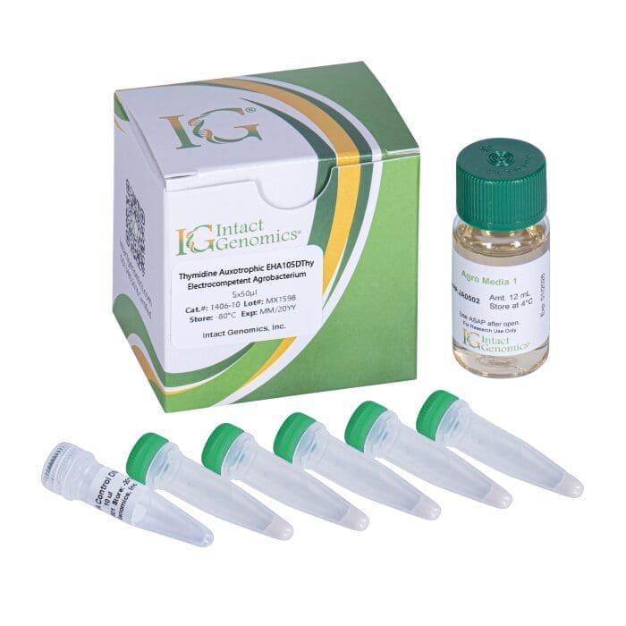 Genomics lab kit with five sample tubes