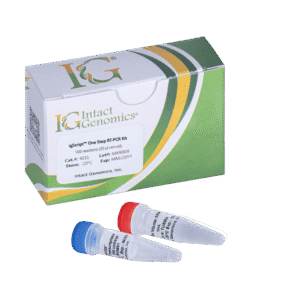 PCR kit with two colored vials