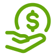 Financial support icon